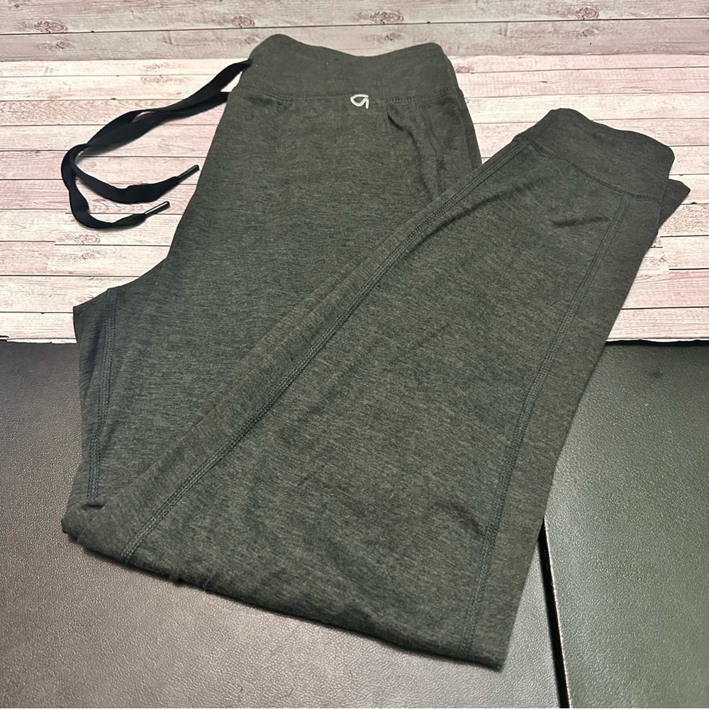 GAP Fit Heather Gray Joggers Jersey Pants S - Picture 7 of 7